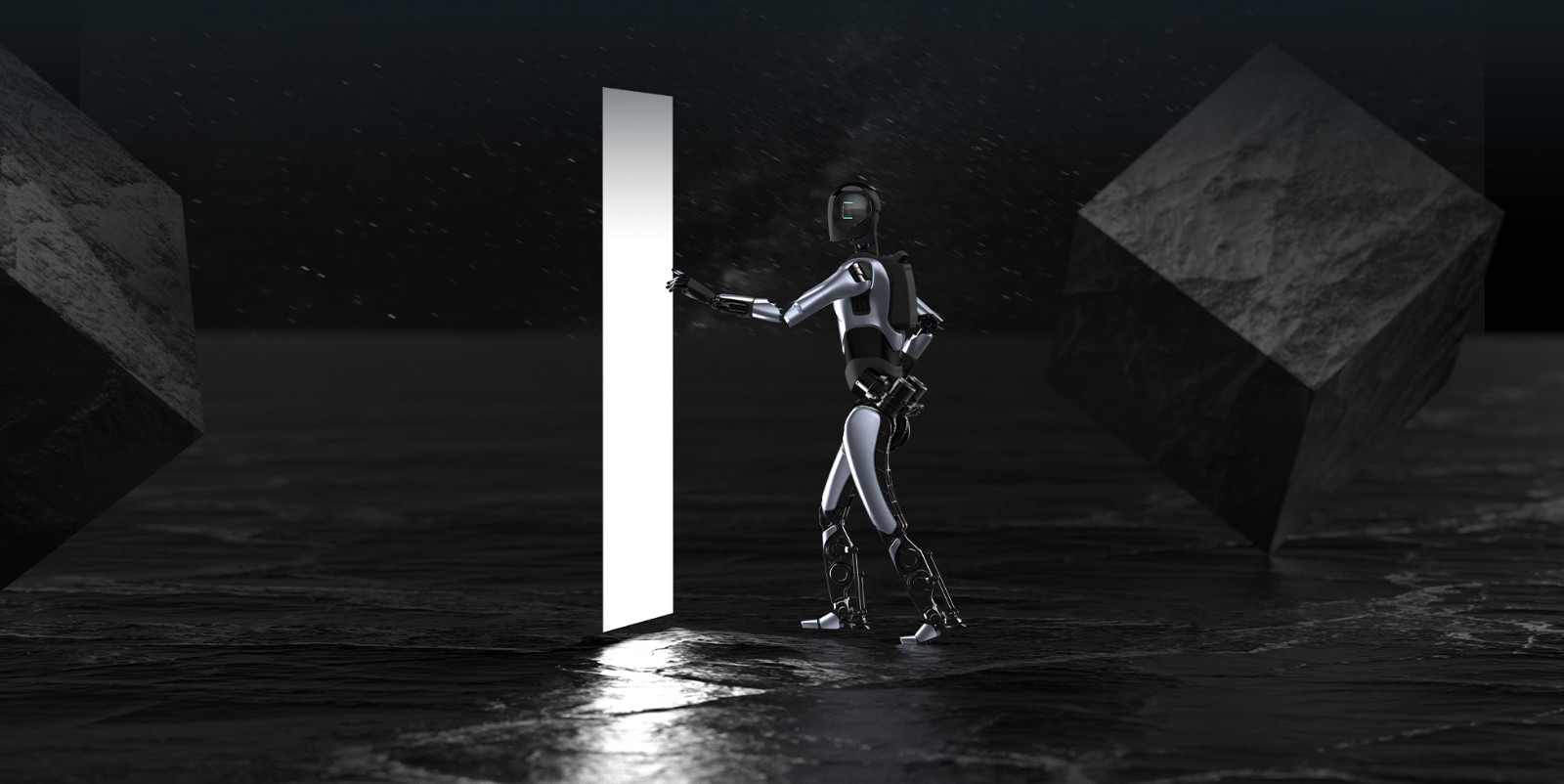 Figure 13.3: AgiBot A2 Ultra — China's vertically-integrated humanoid maker, combining an in-house VLA with factory-scale manipulation data pipelines. — source: AgiBot press, fair use for academic review