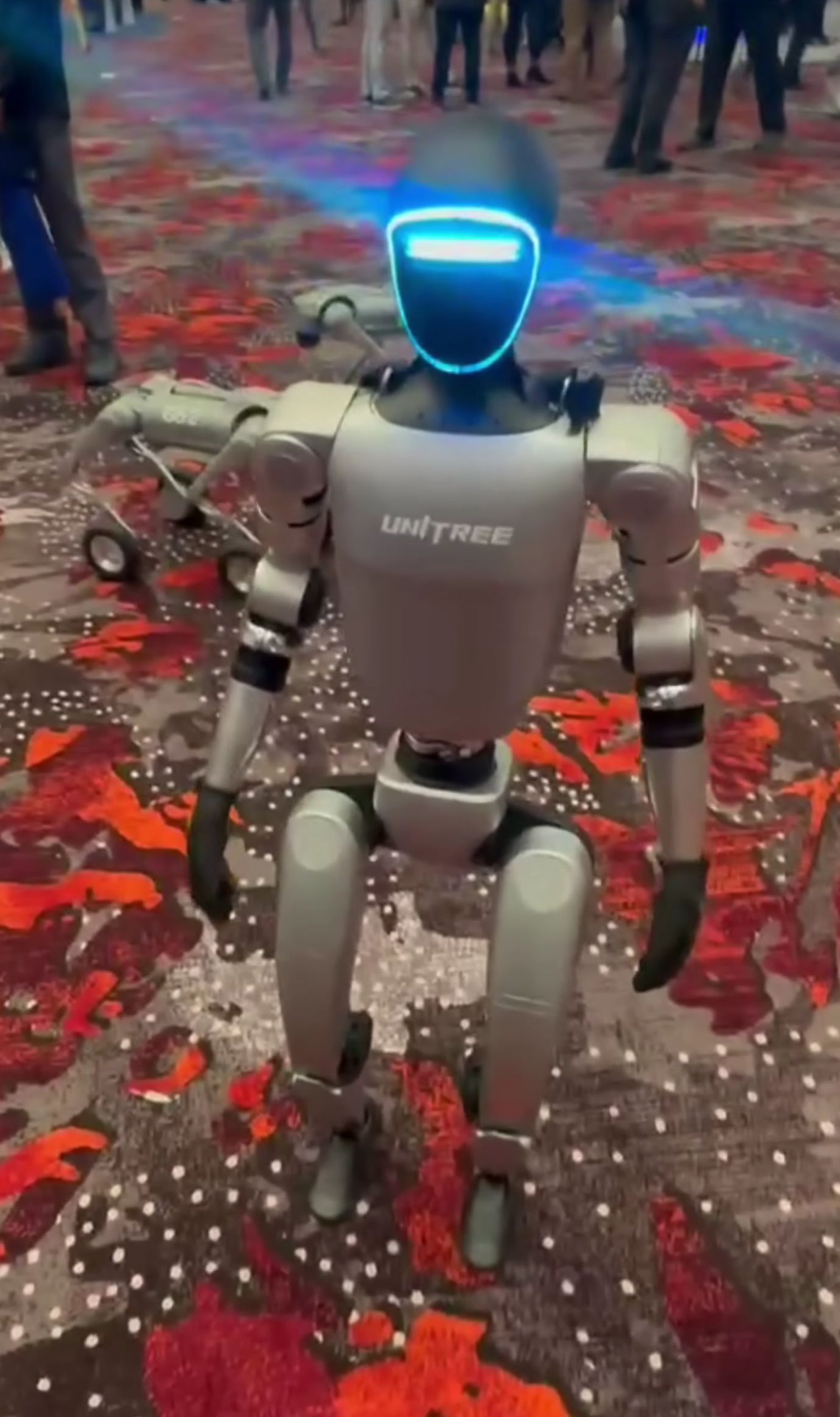 Figure 13.1: Unitree G1 — a US$13.5k–16k-class humanoid. Its price and openness catalyzed the 2024–2026 democratization of research-reference hardware. — source: Unitree product page, fair use for academic review