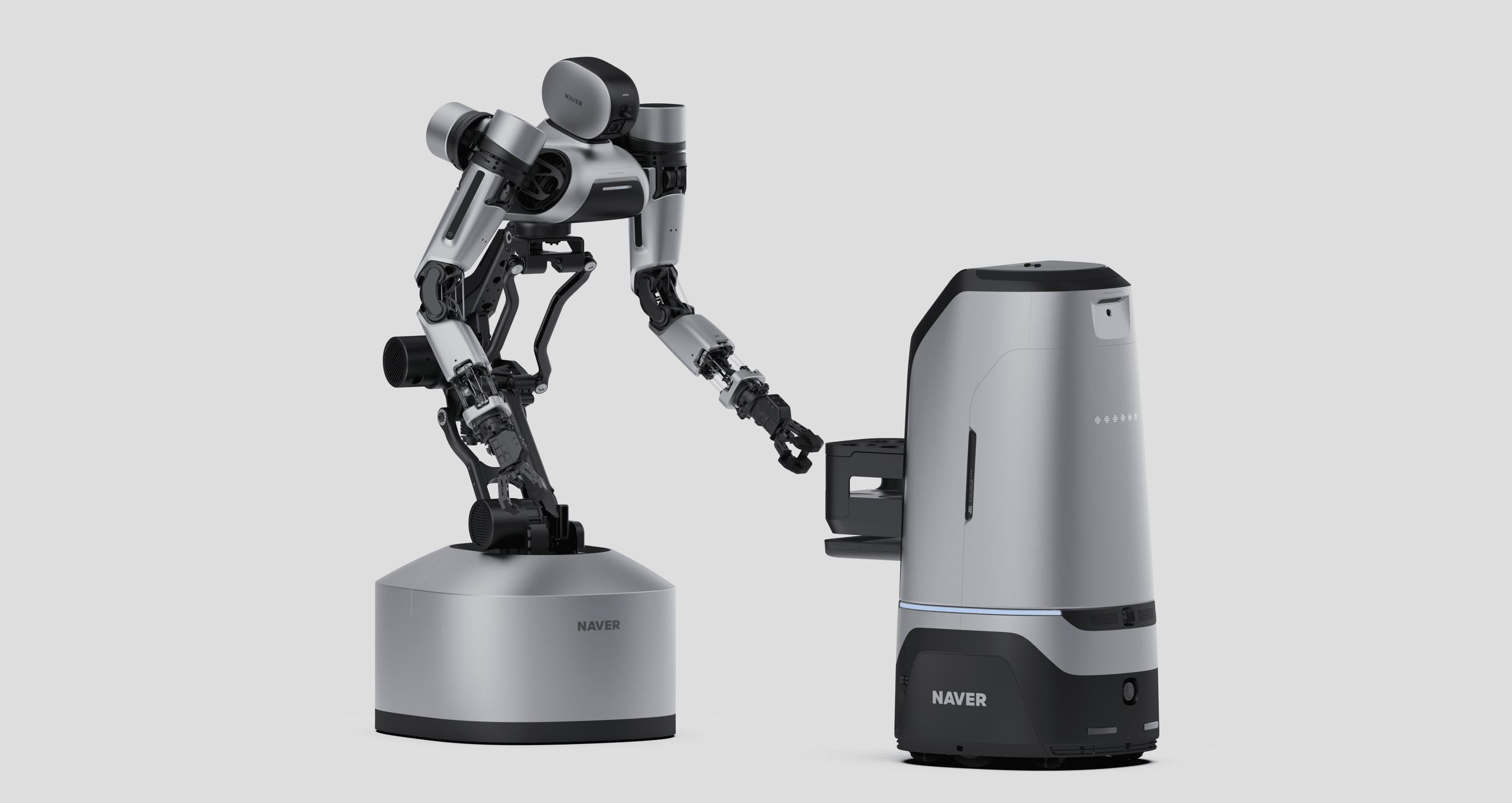 Figure 14.3: NAVER LABS AMBIDEX — a bimanual manipulation platform, representative of Korea's private-lab-led robot platform work. — source: NAVER LABS press, fair use for academic review